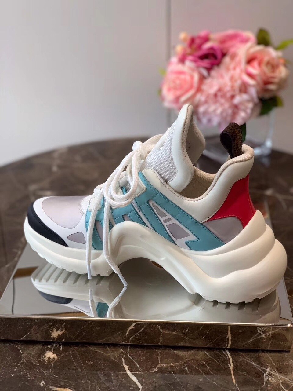 Louis Vuitton LV Archlight Technical Fabrics Light Blue For Women LV 1A7QA8 - Soul Replicas