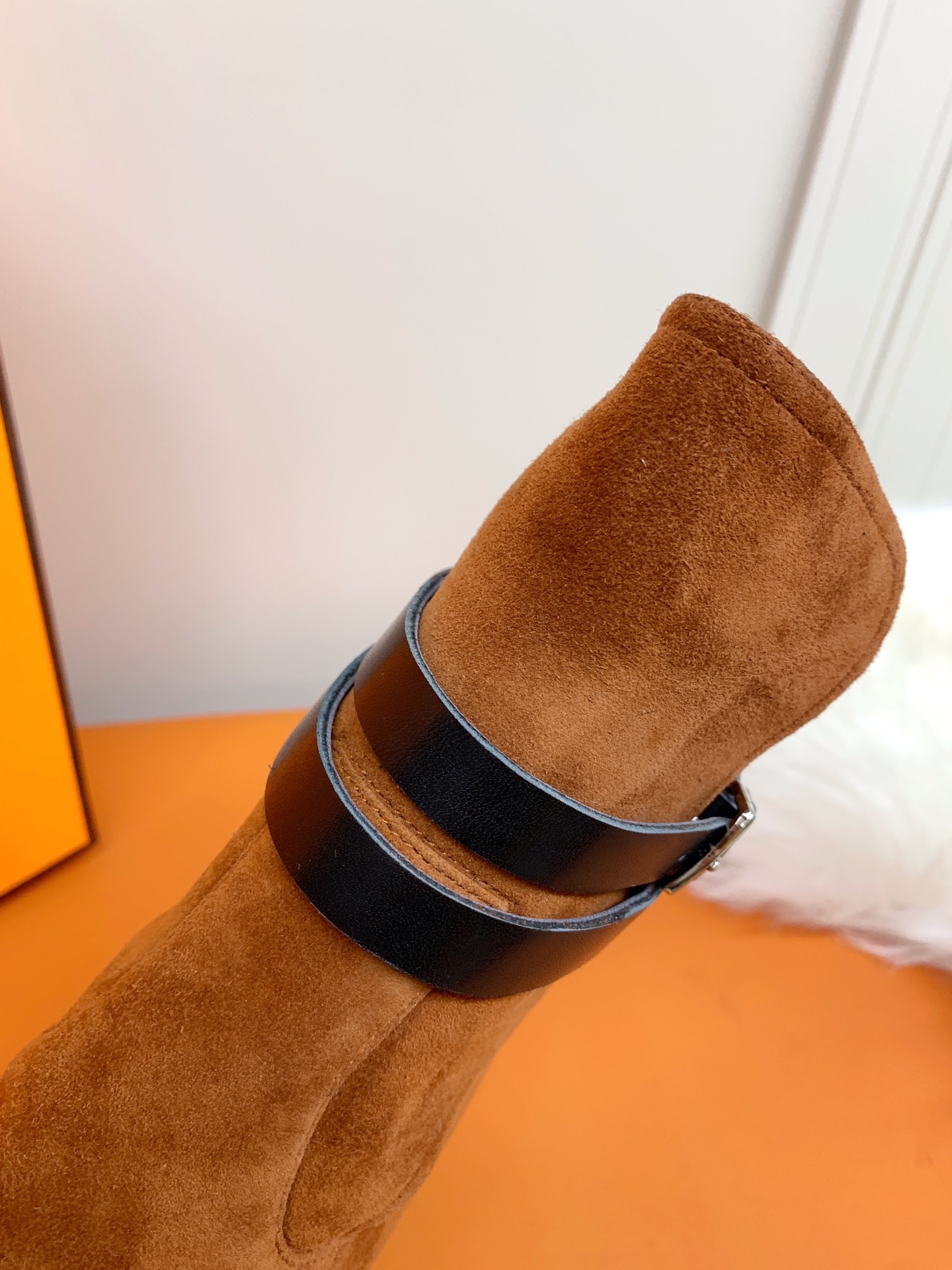 Hermes Frenchie 70 Ankle Boot Brown For Women 2.8in/7cm - Soul Replicas