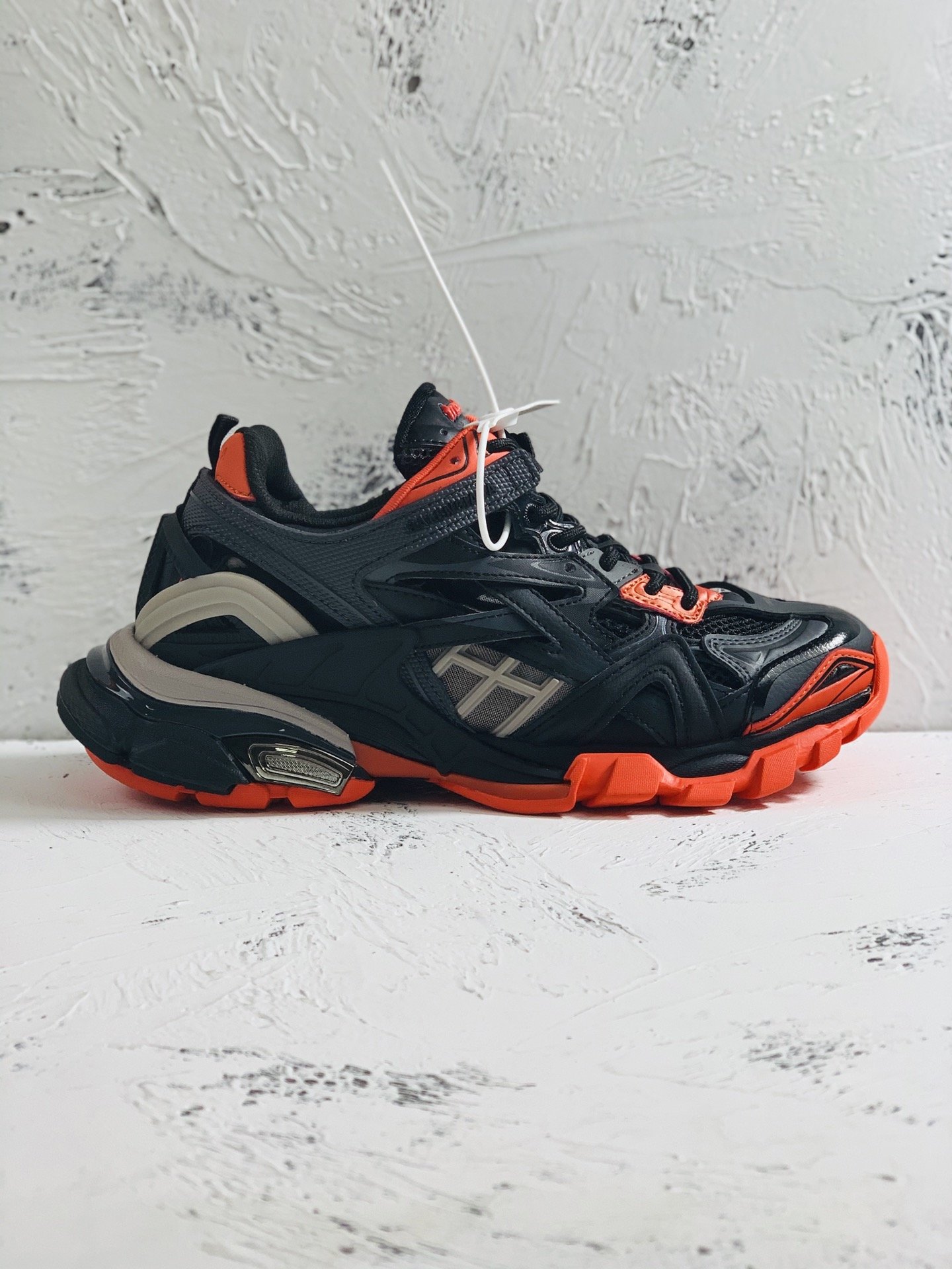 Balenciaga Track.2 Clear Sole Trainers Black For Women - Soul Replicas