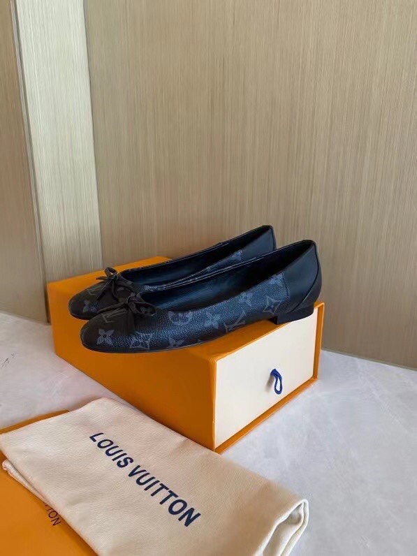 Louis Vuitton Women's Joy Ballerina Black For Women LV - Soul Replicas