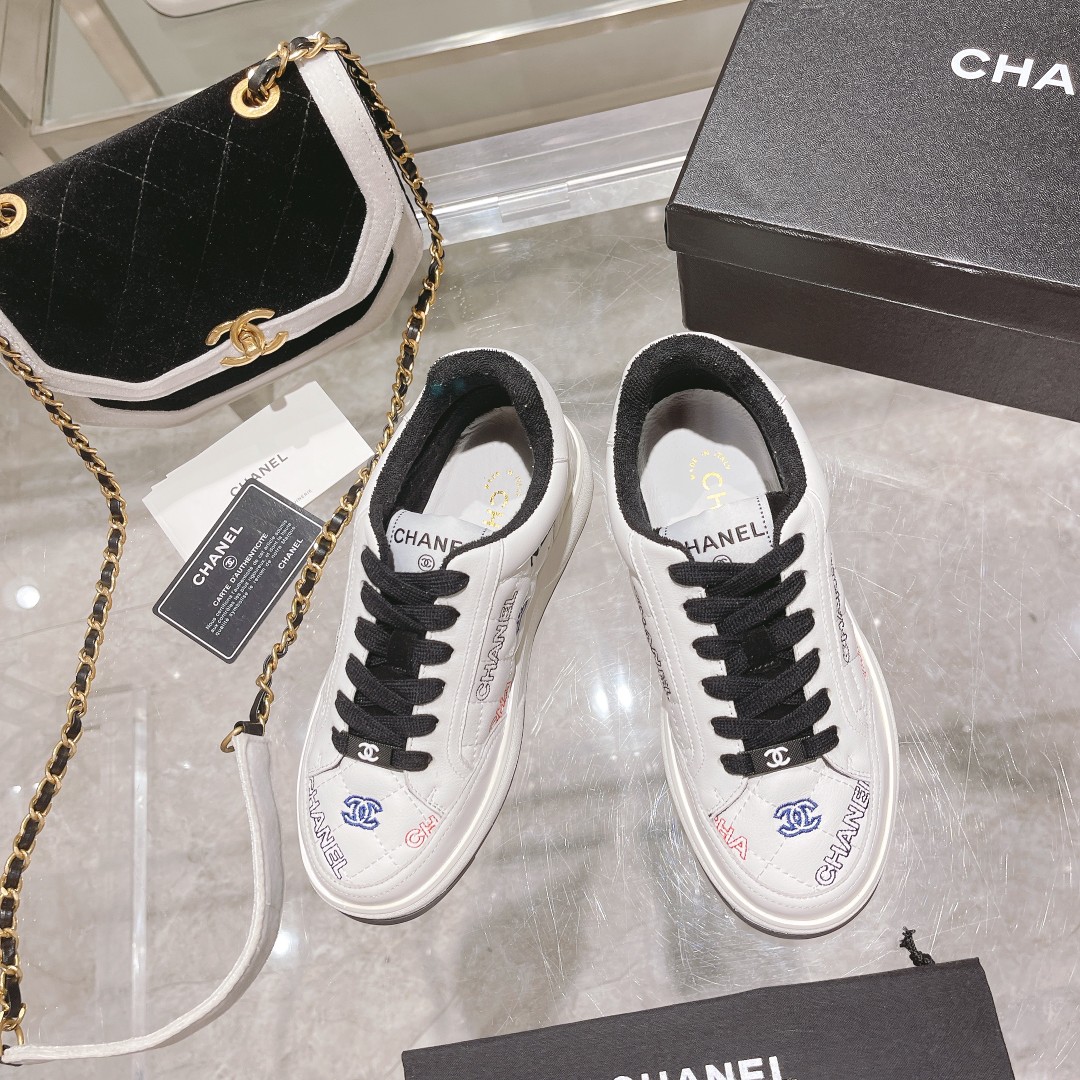 Chanel Women's Sneakers Black For Women - Soul Replicas