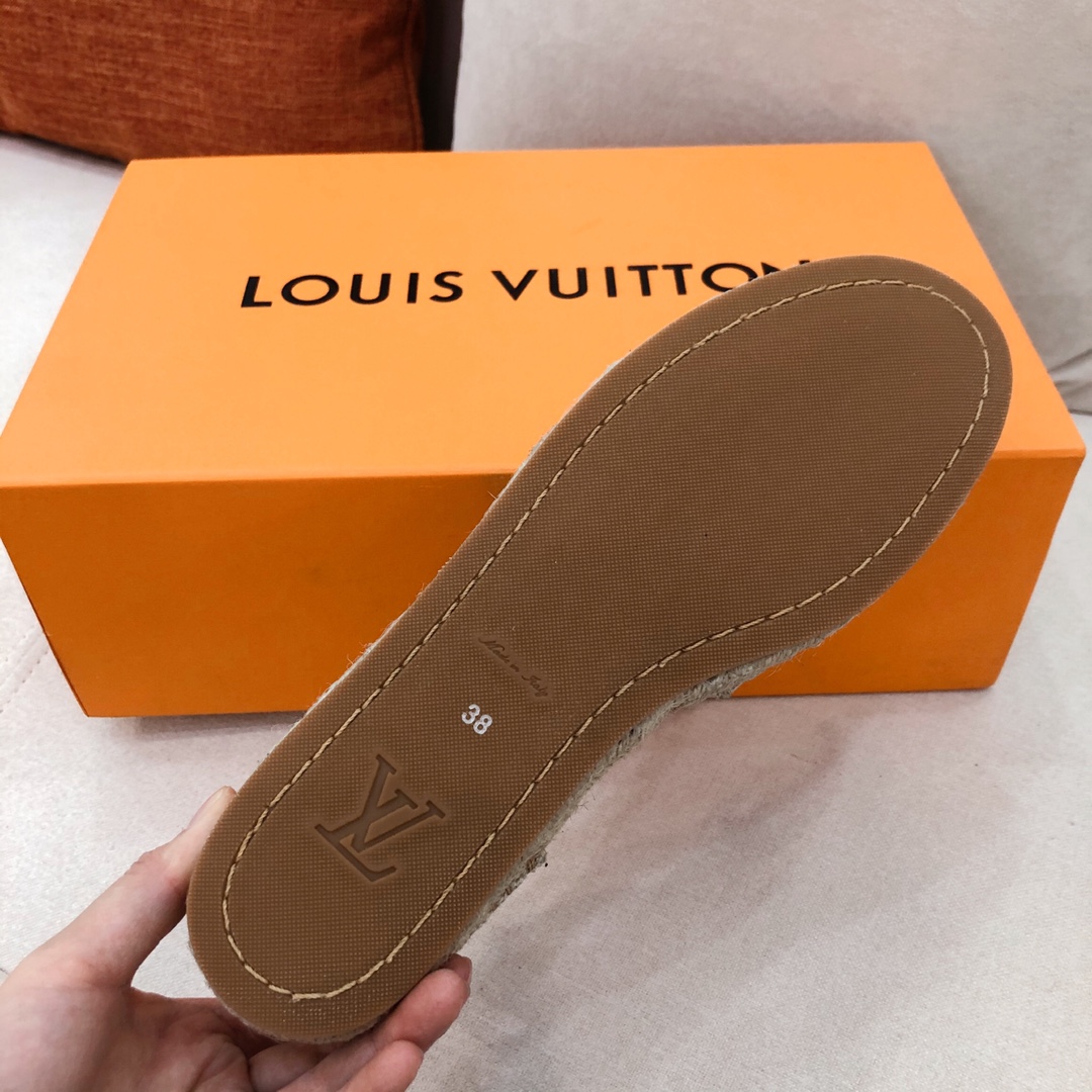 Louis Vuitton Women's Starboard Flat Espadrille Pink For Women LV - Soul Replicas