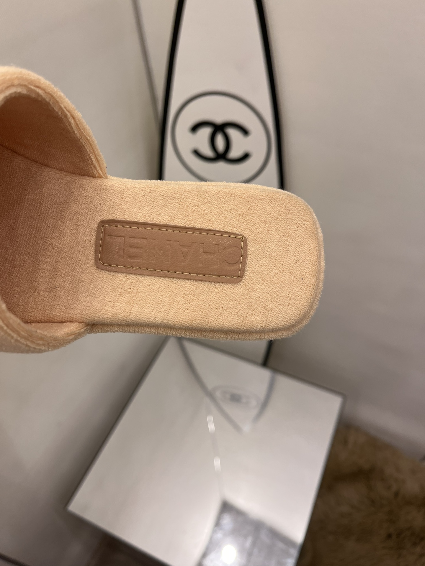 Chanel Women's Mules Beige For Women 1.5in/4cm - Soul Replicas