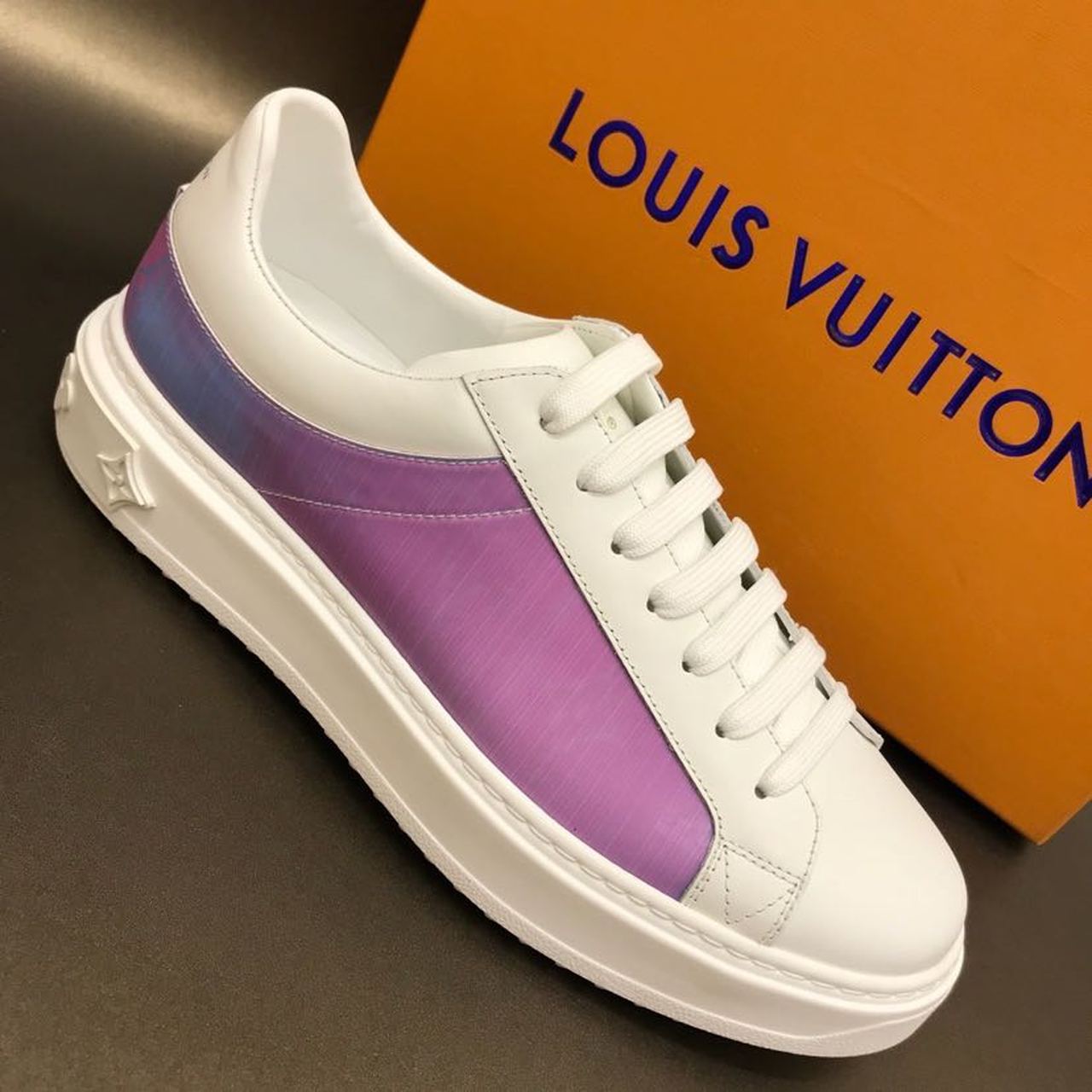 Louis Vuitton Time Out Sneaker White/Multi For Women LV - Soul Replicas