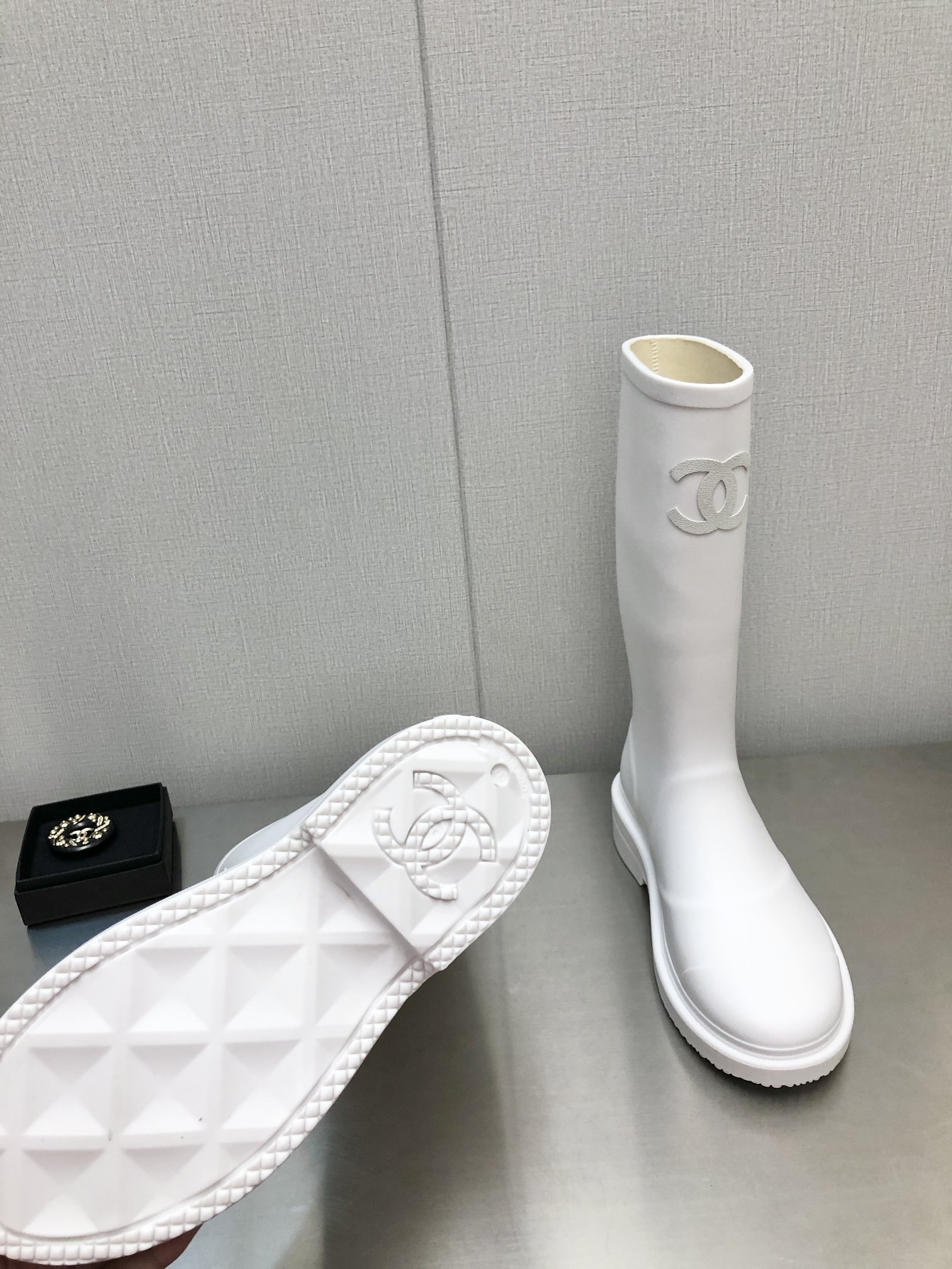 Chanel Women's Hight Boots White For Women - Soul Replicas