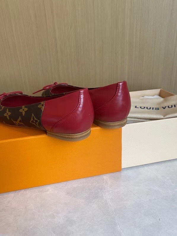 Louis Vuitton Women's Joy Ballerina Red For Women LV - Soul Replicas