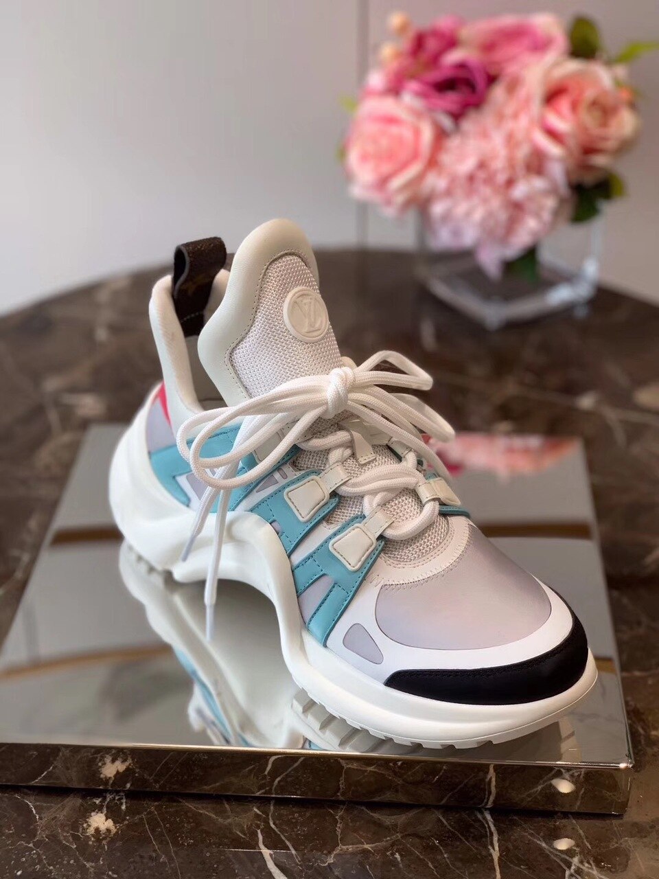 Louis Vuitton LV Archlight Technical Fabrics Light Blue For Women LV 1A7QA8 - Soul Replicas