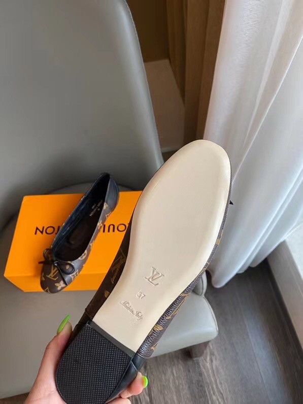 Louis Vuitton Women's Joy Ballerina Brown And Black For Women LV - Soul Replicas