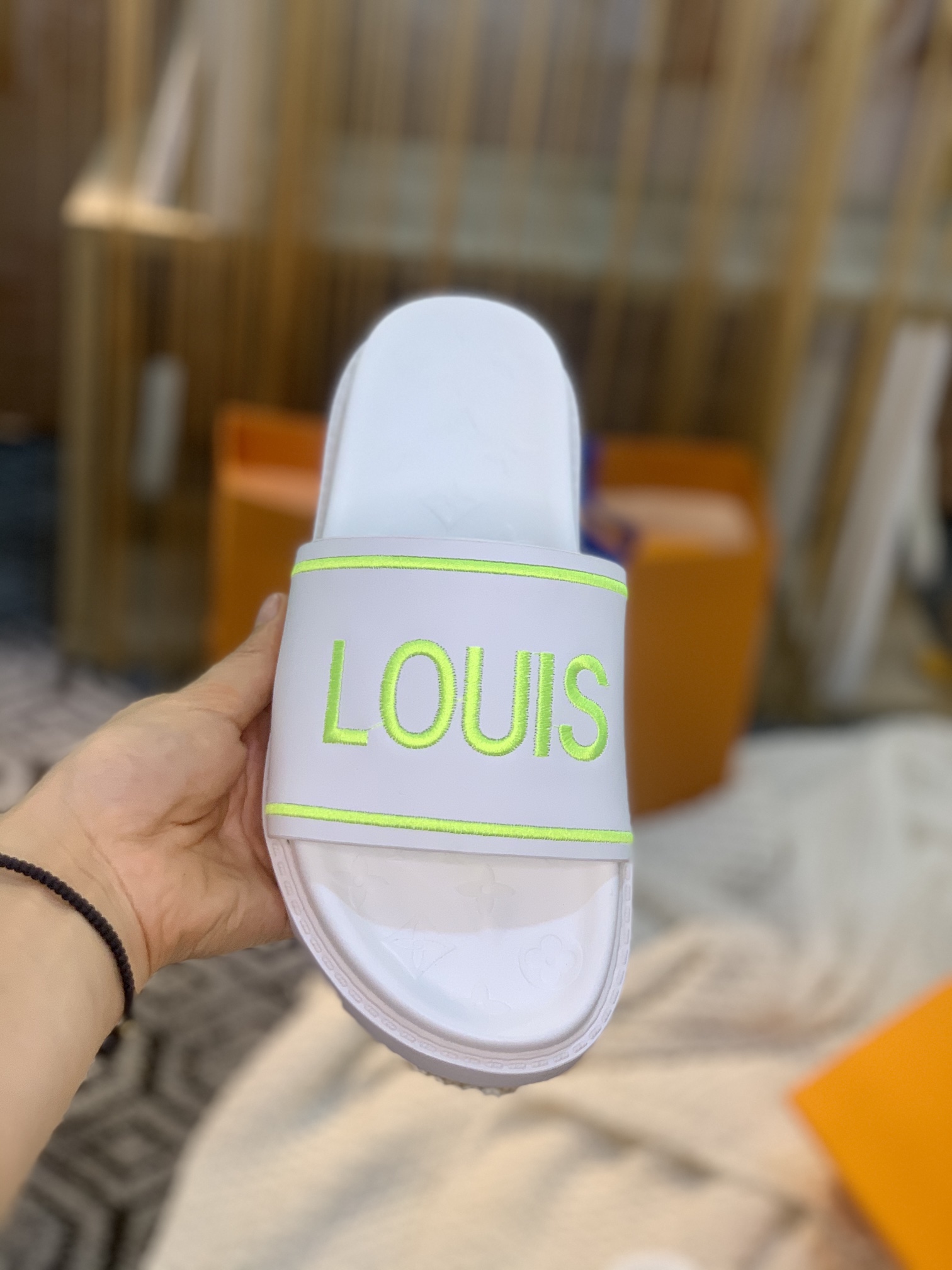 Louis Vuitton Women's Pool Pillow Flat Comfort Mule White For Women LV - Soul Replicas