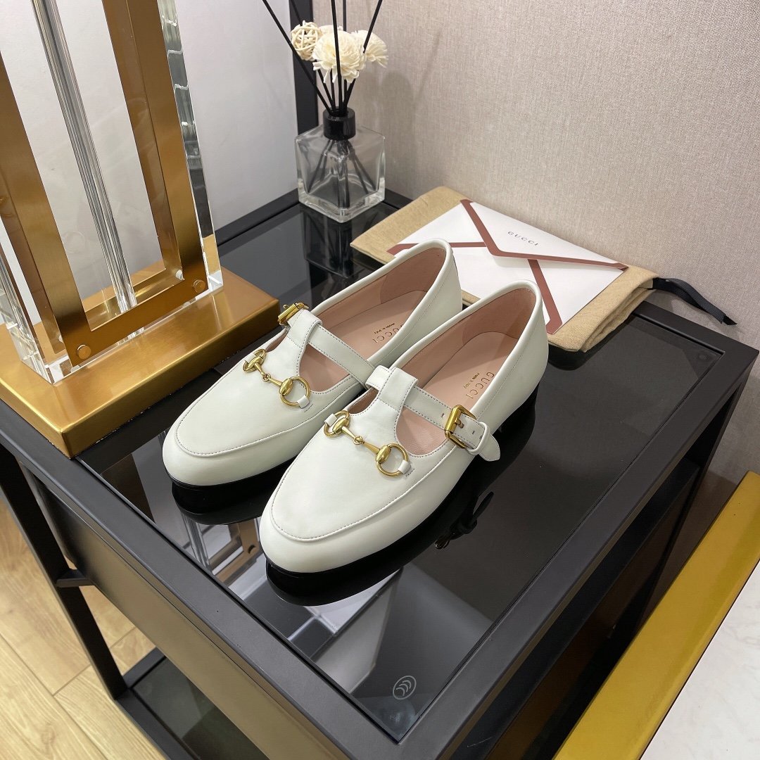 Gucci Jordan Loafer White For Women Gucci - Soul Replicas