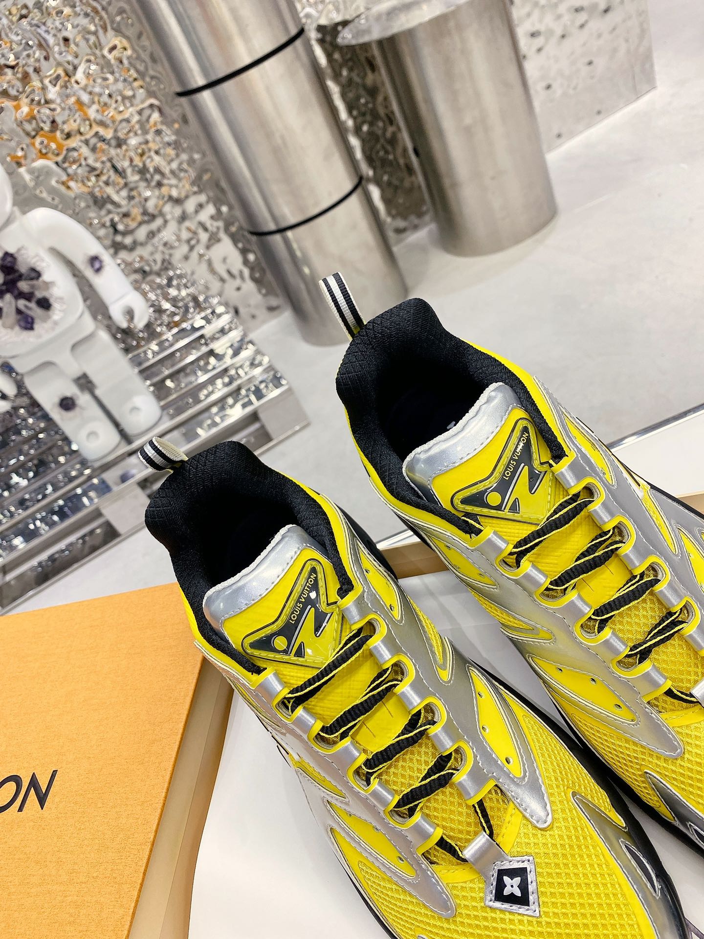 Louis Vuitton Women's LV Runner Tatic Sneaker Yellow For Women LV - Soul Replicas