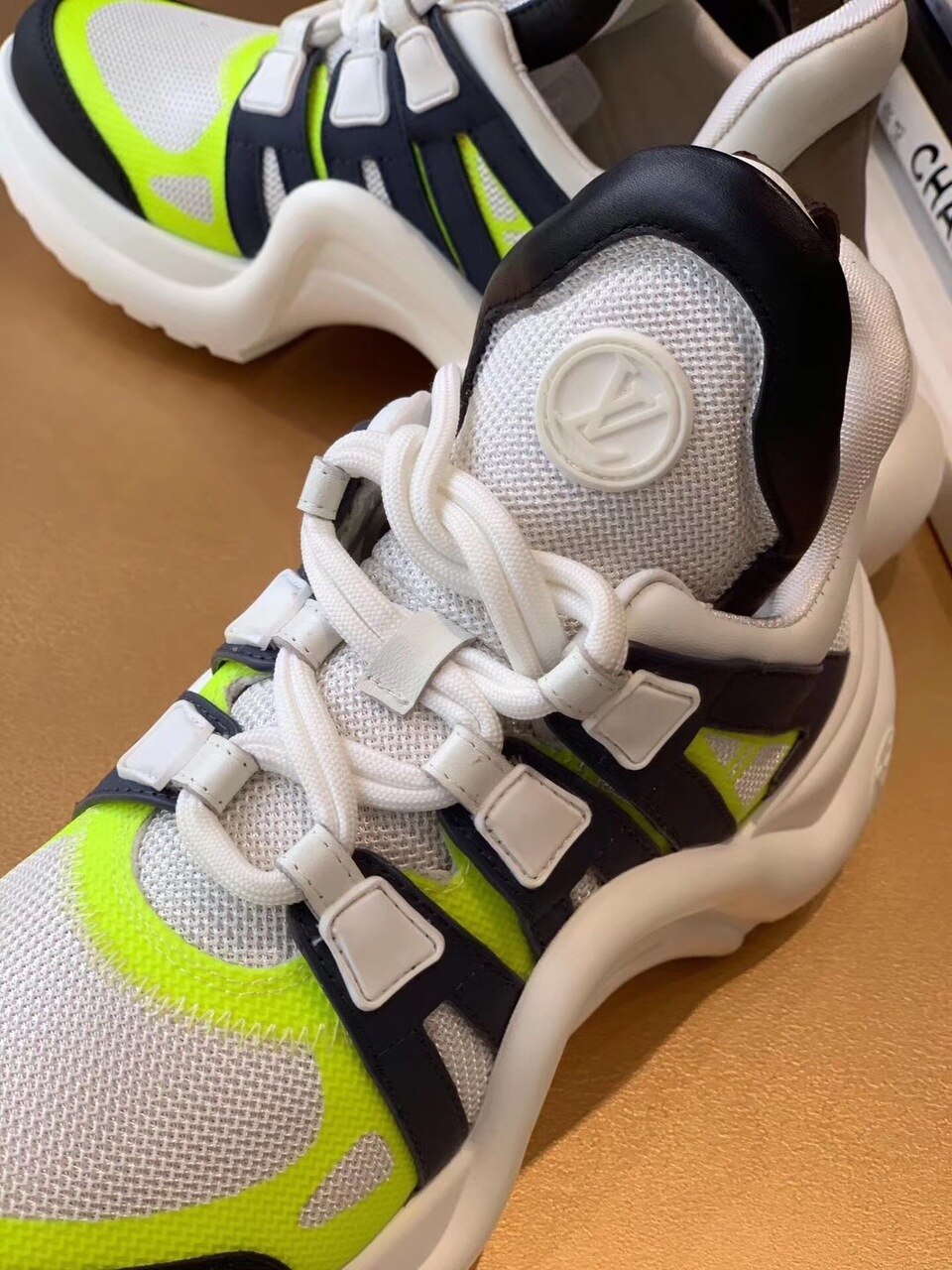 Louis Vuitton LV Archlight Sneaker Patent Monogram Material Black/White For Women LV - Soul Replicas