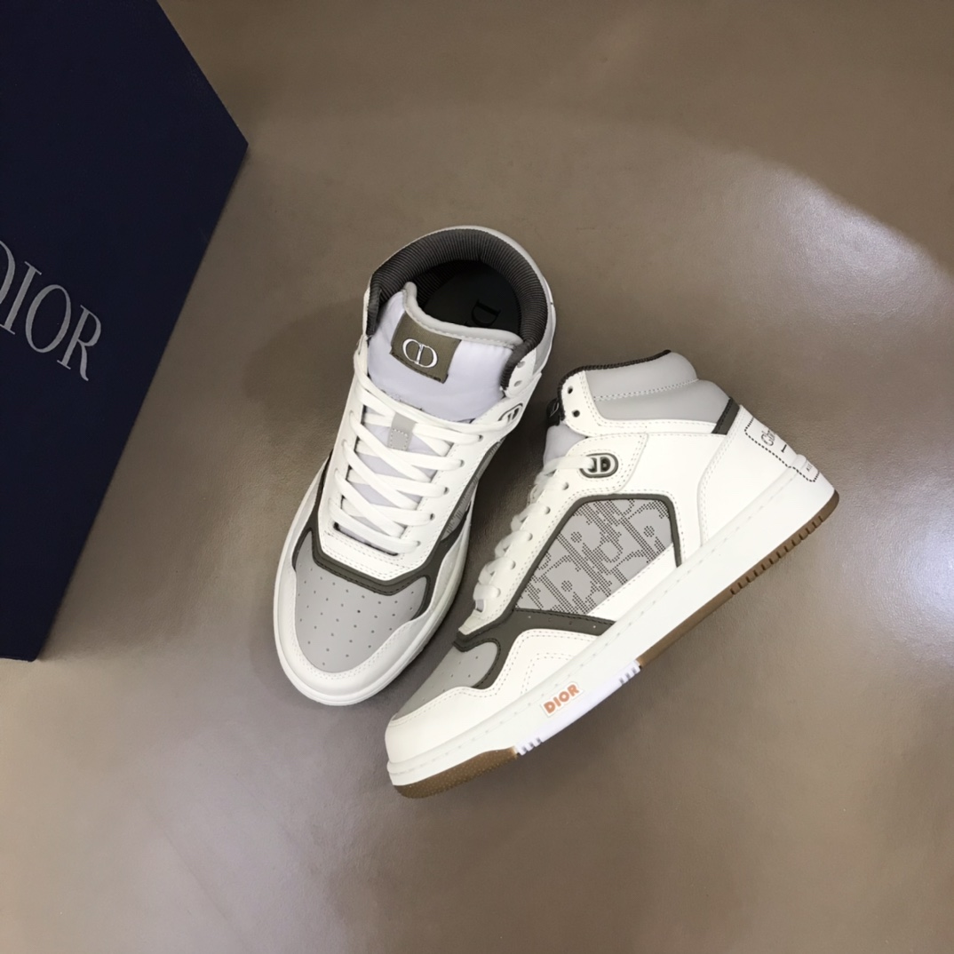 Christian Dior B27 High-Top Sneaker White For Men CD 3SH133ZSR_H167 - Soul Replicas