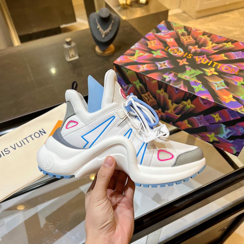 Louis Vuitton Women's LV Archlight Sneaker Blue And White For Women LV - Soul Replicas