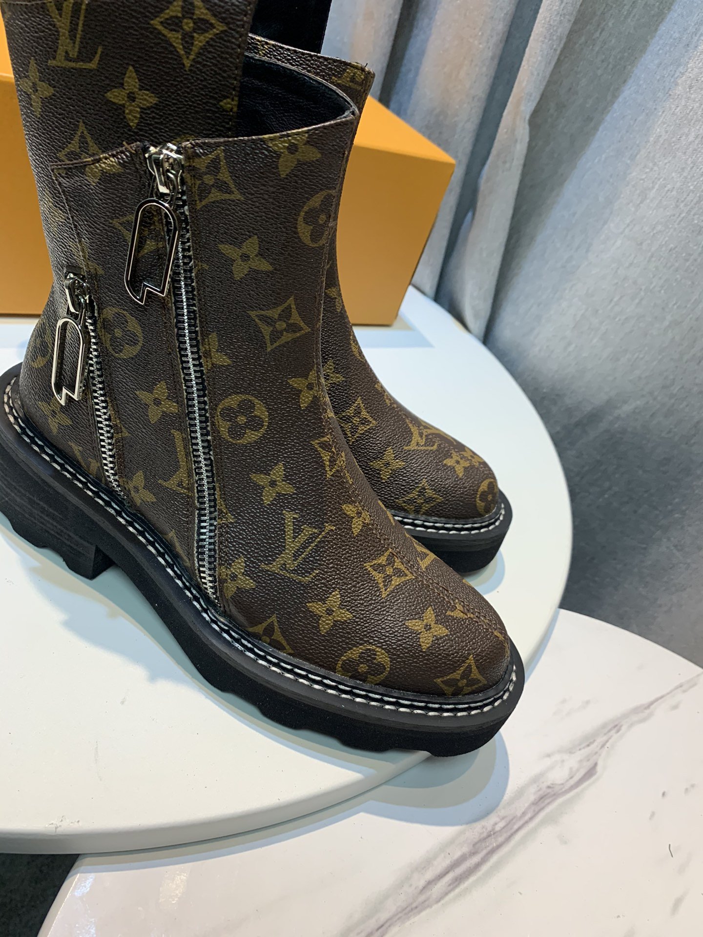 Louis Vuitton Women's Brand Boot Brown For Women LV - Soul Replicas