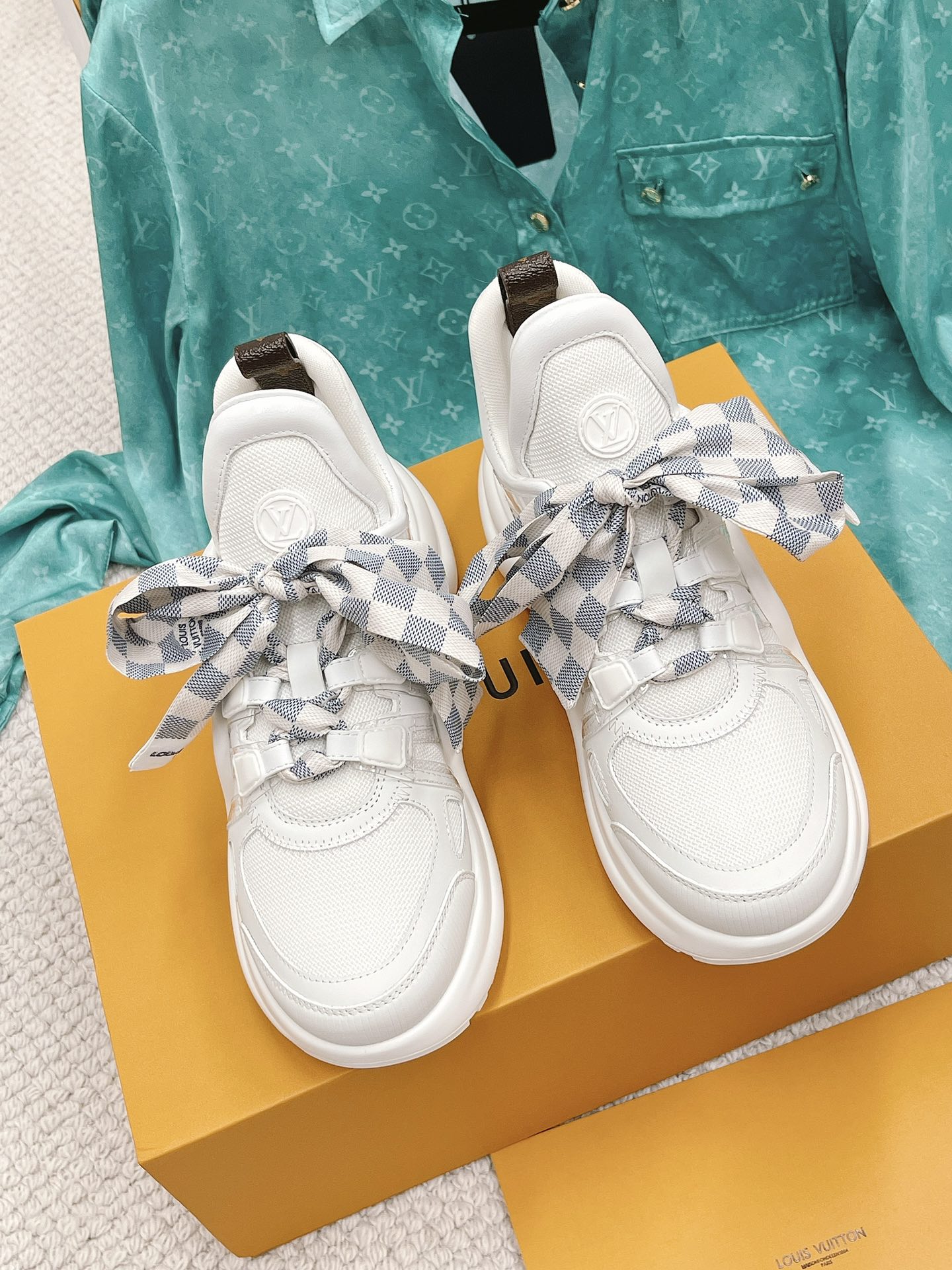 Louis Vuitton Women's LV Archlight Sneaker White For Women LV - Soul Replicas