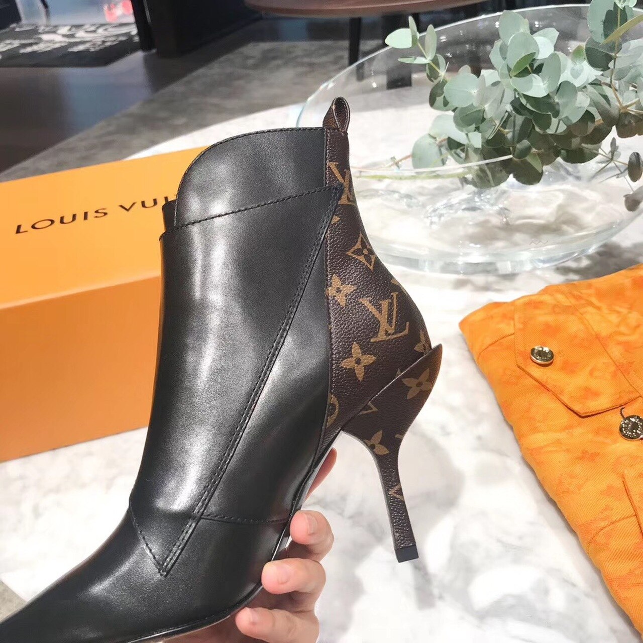 Louis Vuitton LV Janet Ankle Boot Black For Women LV - Soul Replicas