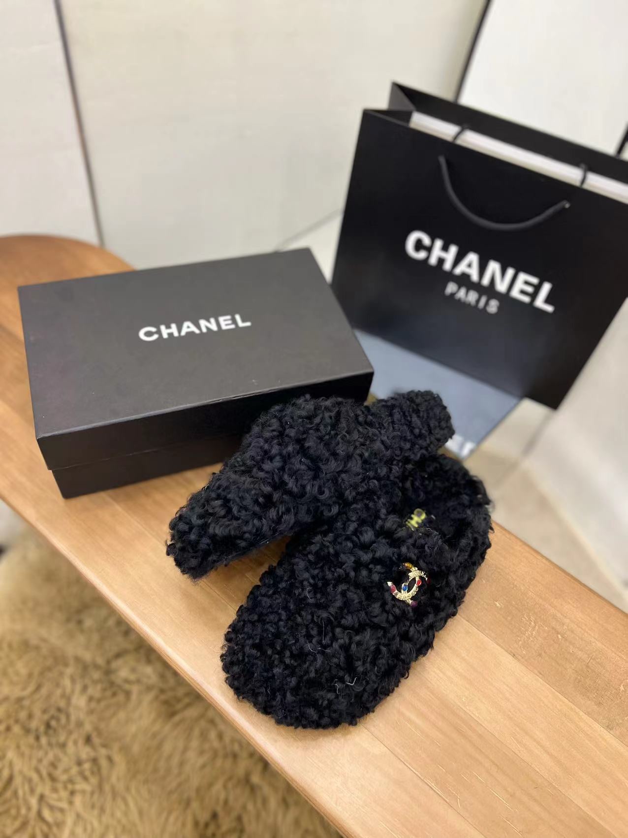 Chanel Women's Mules Black For Women - Soul Replicas