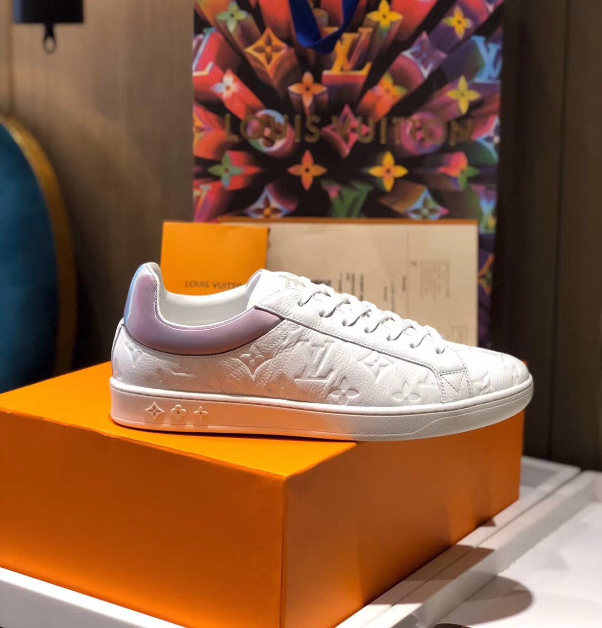 Louis Vuitton Luxembourg Sneaker Monogram Canvas White For Women LV - Soul Replicas