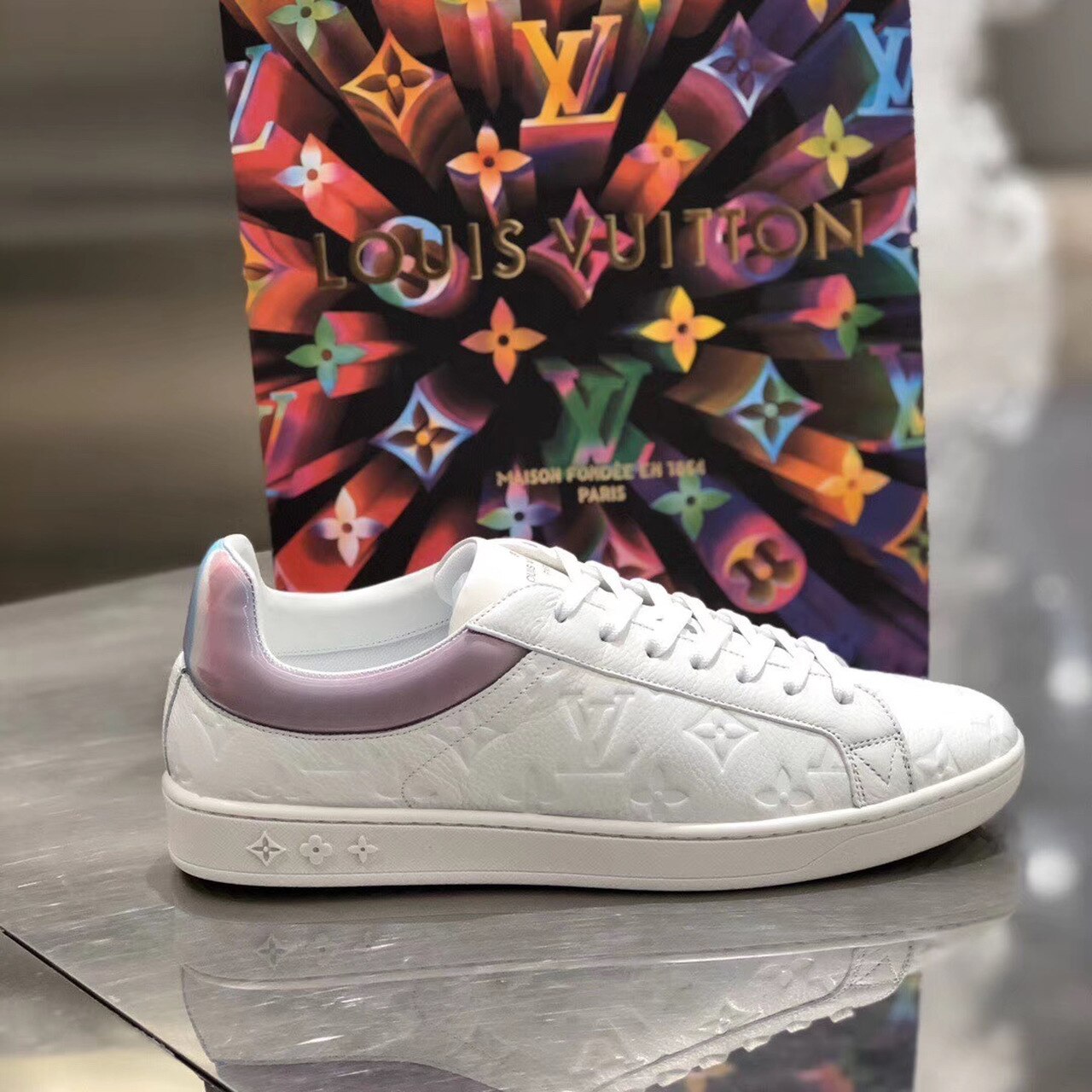 Louis Vuitton Luxembourg Sneaker Monogram Canvas White For Women LV - Soul Replicas