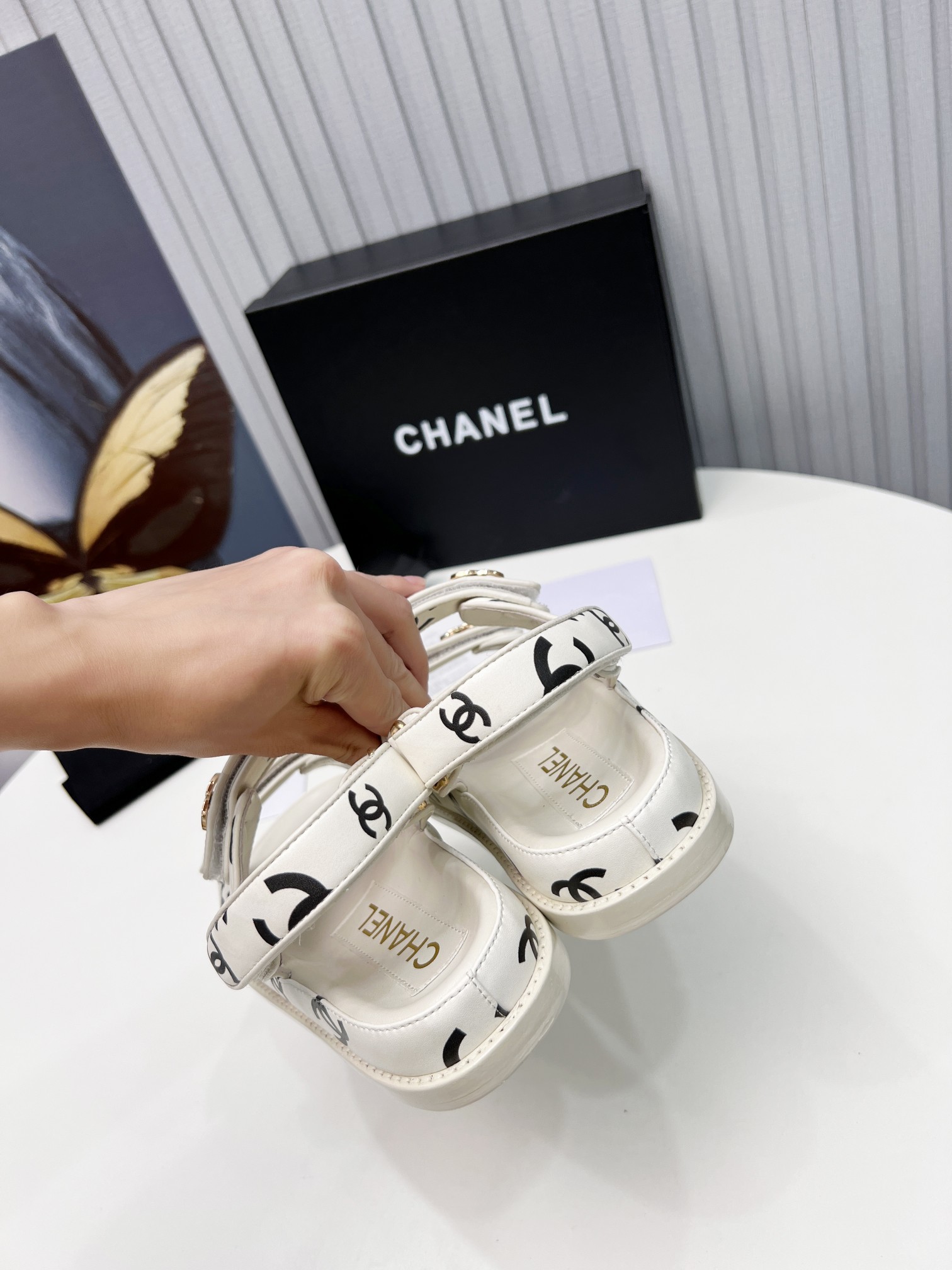 Chanel Women's Sandals White For Women - Soul Replicas