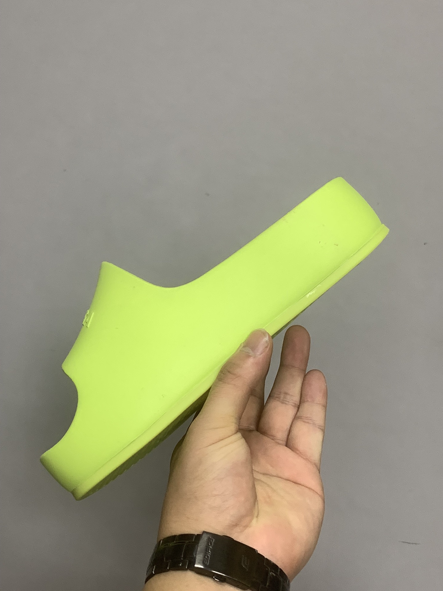 Balenciaga Pool Slide Sandal Green Neon For Women - Soul Replicas