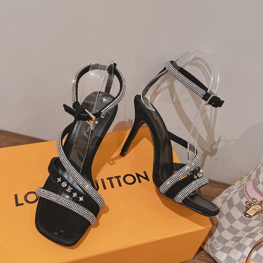 Louis Vuitton Women's Appeal Sandal Black For Women LV 1AAC1L - Soul Replicas