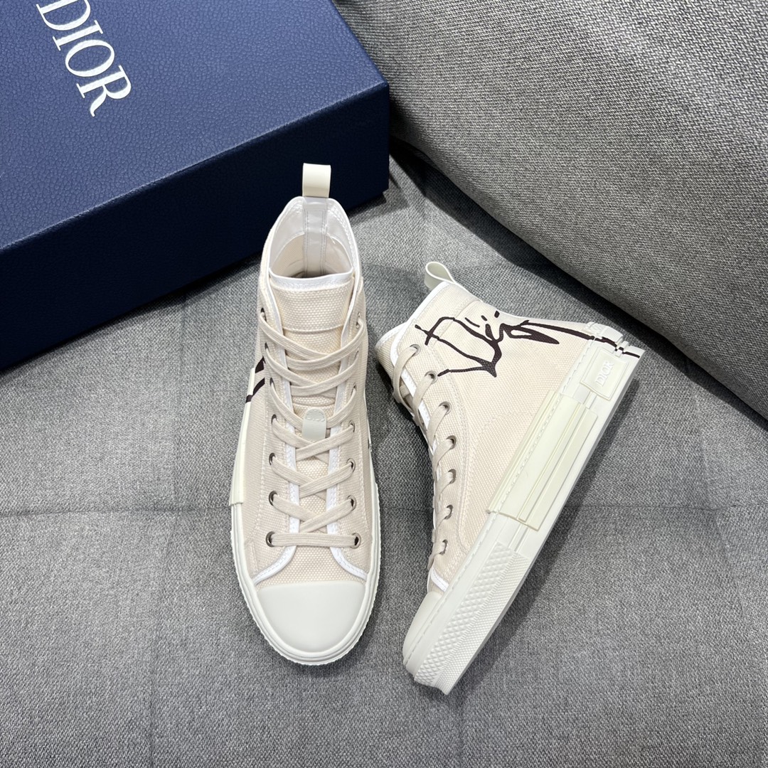 Christian Dior B23 Cactus Jack Dior High-Top Sneaker White For Men CD 3SH126ZOI_H160 - Soul Replicas