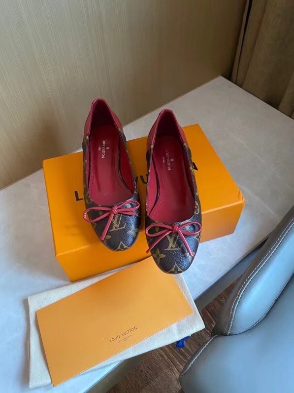 Louis Vuitton Women's Joy Ballerina Red For Women LV - Soul Replicas