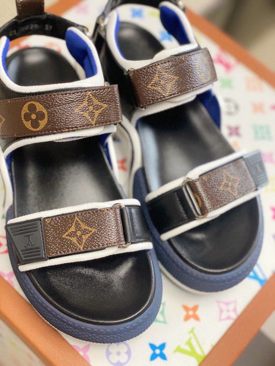 Louis Vuitton LV Archlight Flat Sandal Satin Black/Brown For Women LV - Soul Replicas