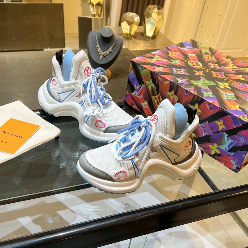 Louis Vuitton Women's LV Archlight Sneaker Blue And White For Women LV - Soul Replicas