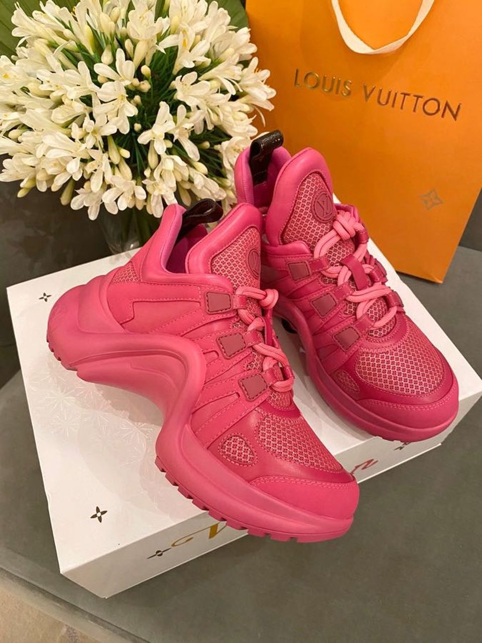 Louis Vuitton LV Archlight Sneaker Pink For Women LV - Soul Replicas