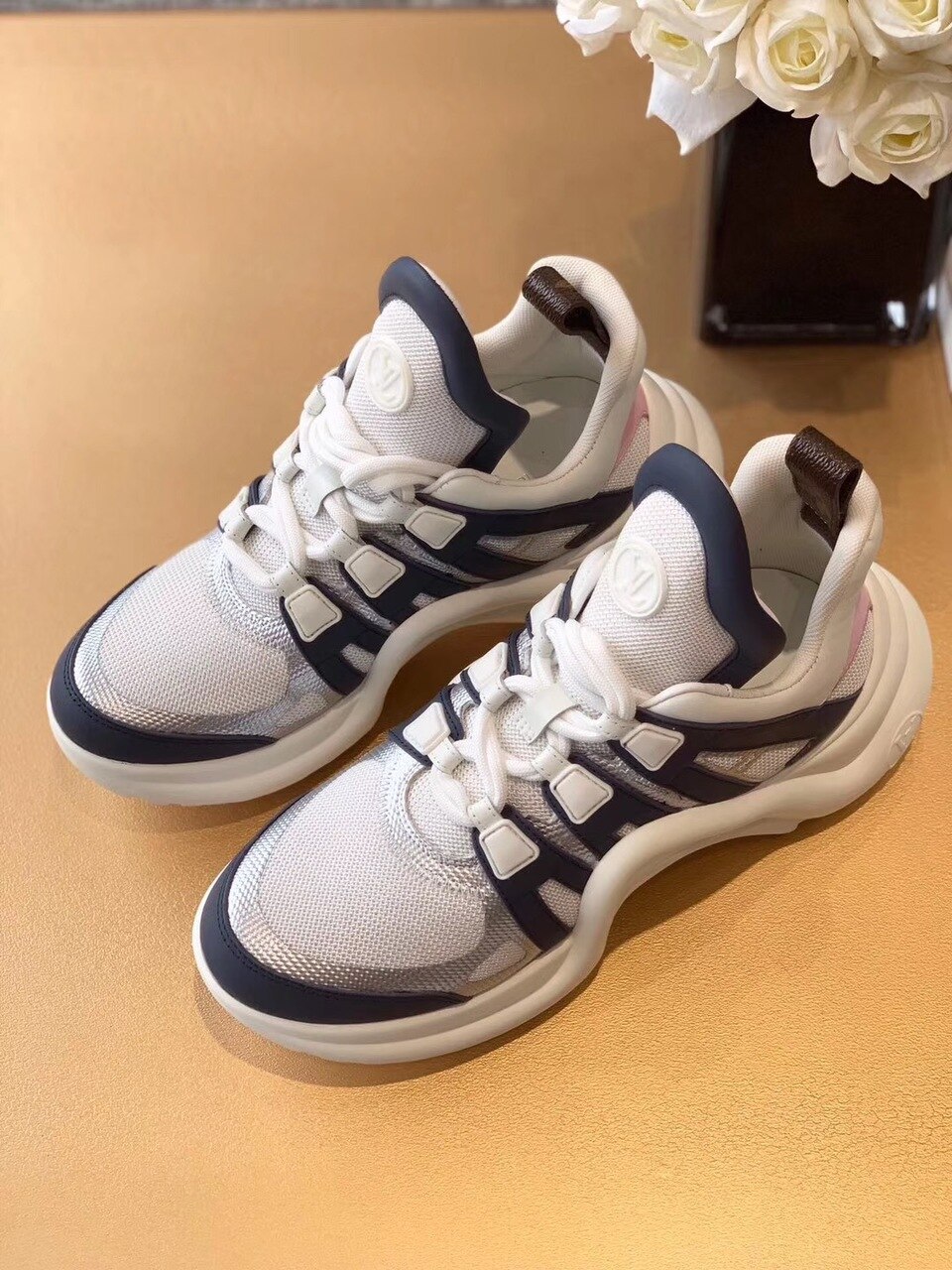 Louis Vuitton LV Archlight Sneaker Monogram Material Blue/White For Women LV - Soul Replicas