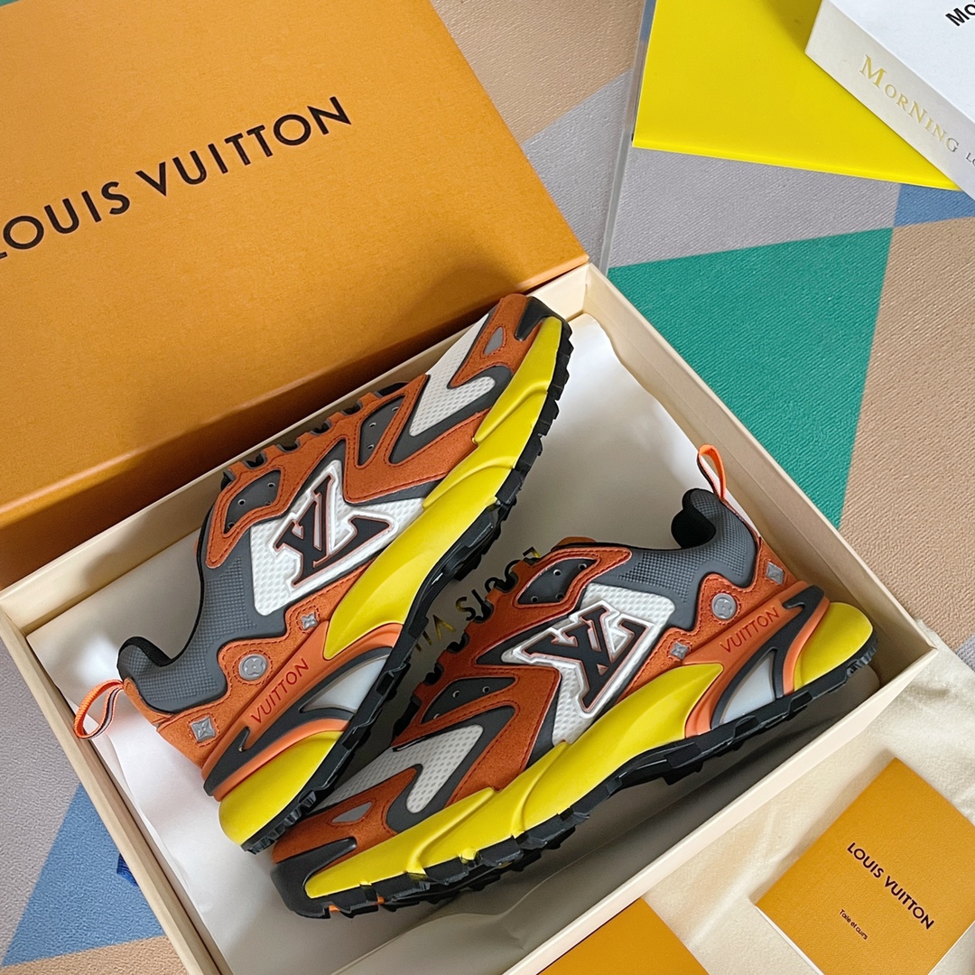 Louis Vuitton Women's LV Runner Tatic Sneaker Orange For Women LV - Soul Replicas