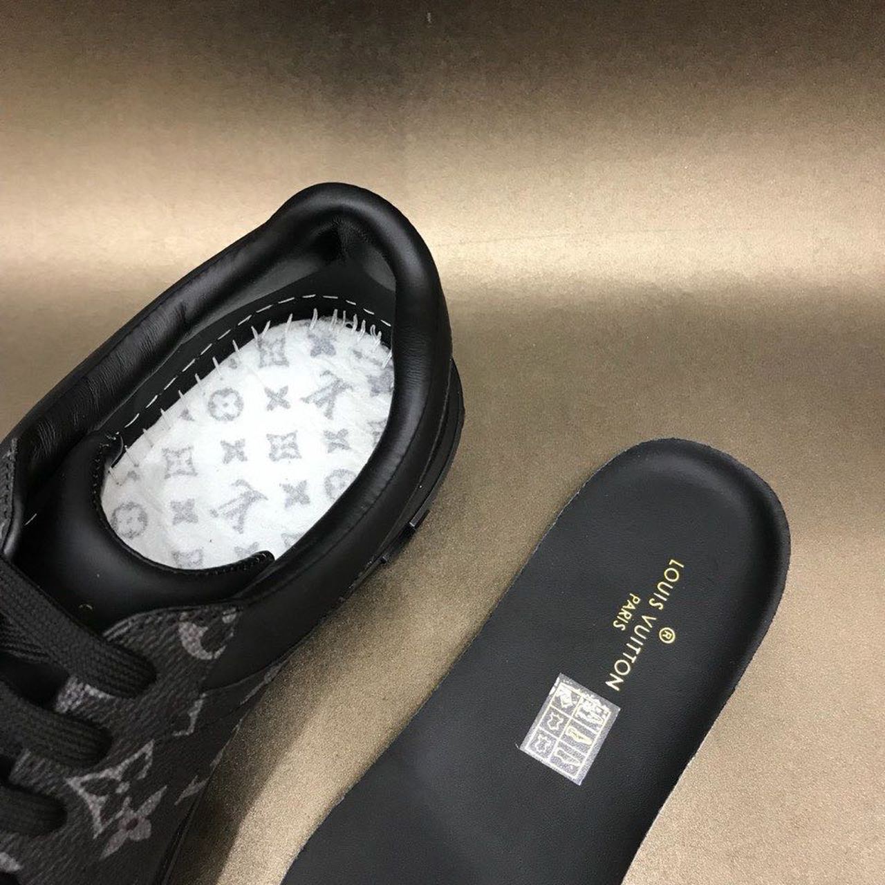 Louis Vuitton Time Out Sneakers Black For Women LV - Soul Replicas