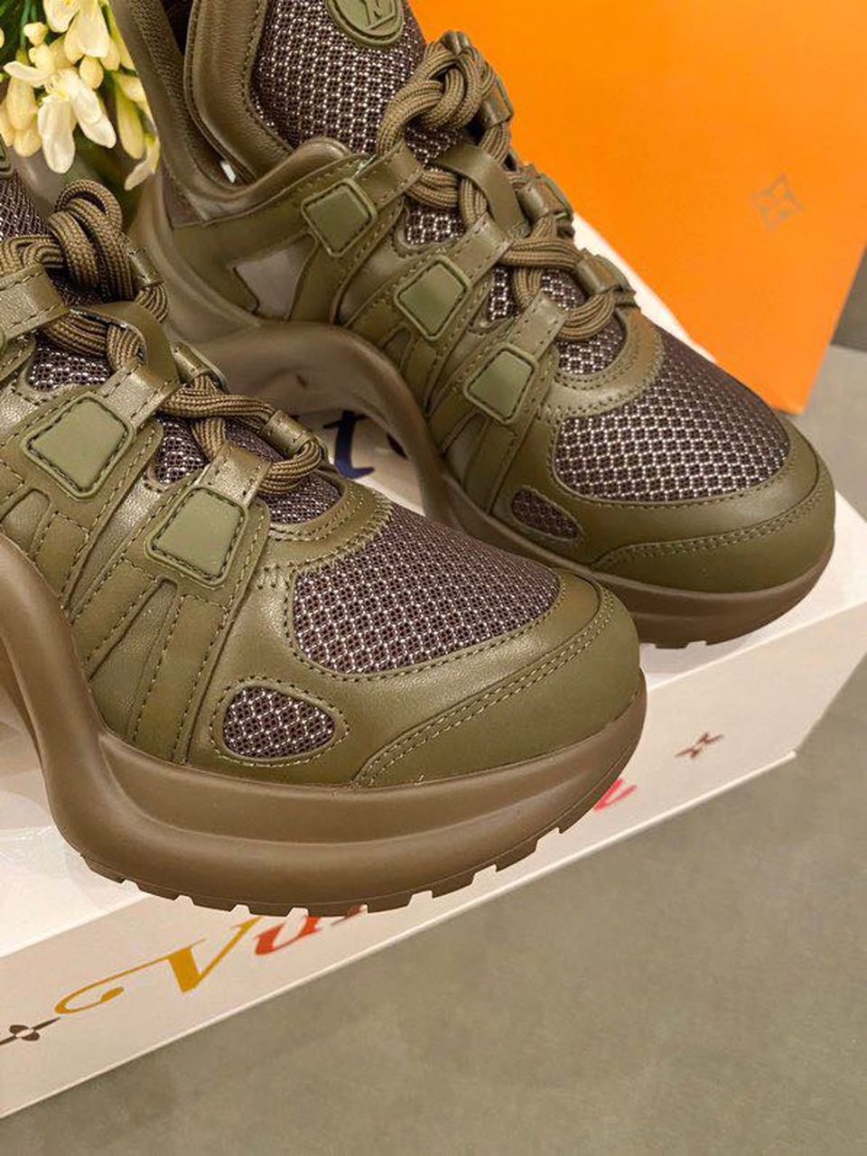 Louis Vuitton LV Archlight Sneaker Green For Women LV - Soul Replicas