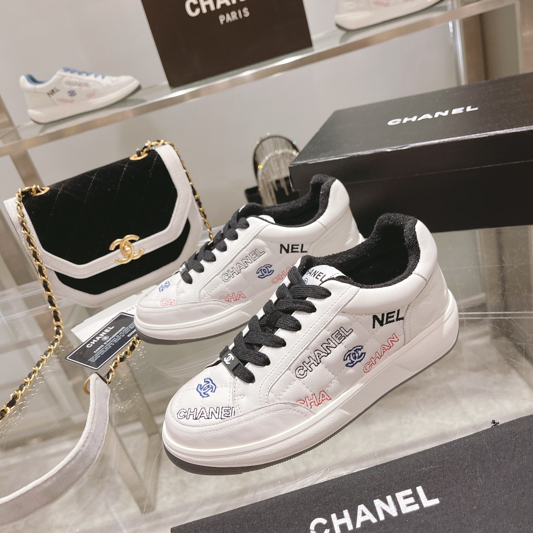 Chanel Women's Sneakers Black For Women - Soul Replicas