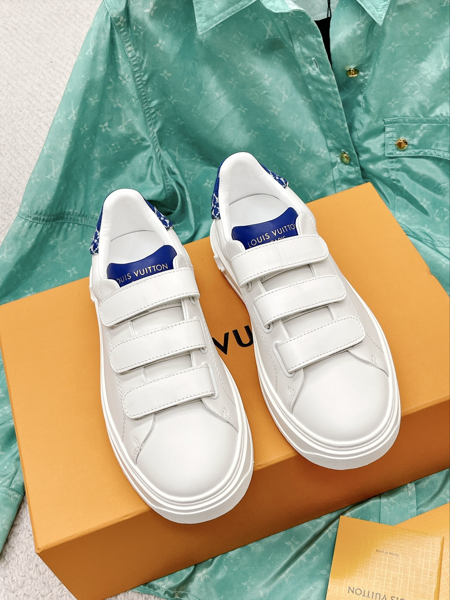 Louis Vuitton Women's Time Out Sneaker Blue For Women LV 1AADQ0 - Soul Replicas
