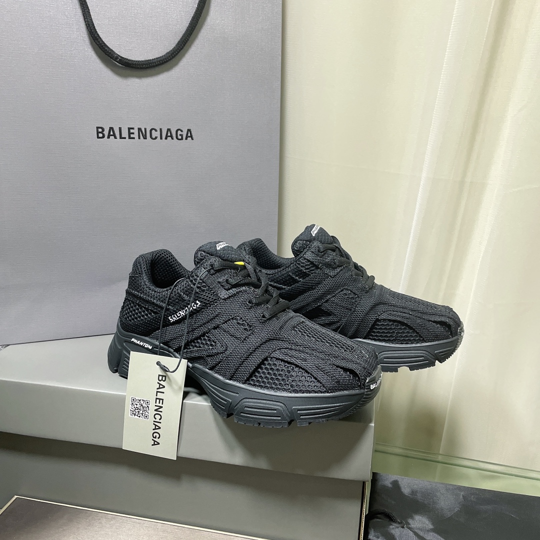 Balenciaga Phantom Trainers Black For Women 678869W2E921000 - Soul Replicas