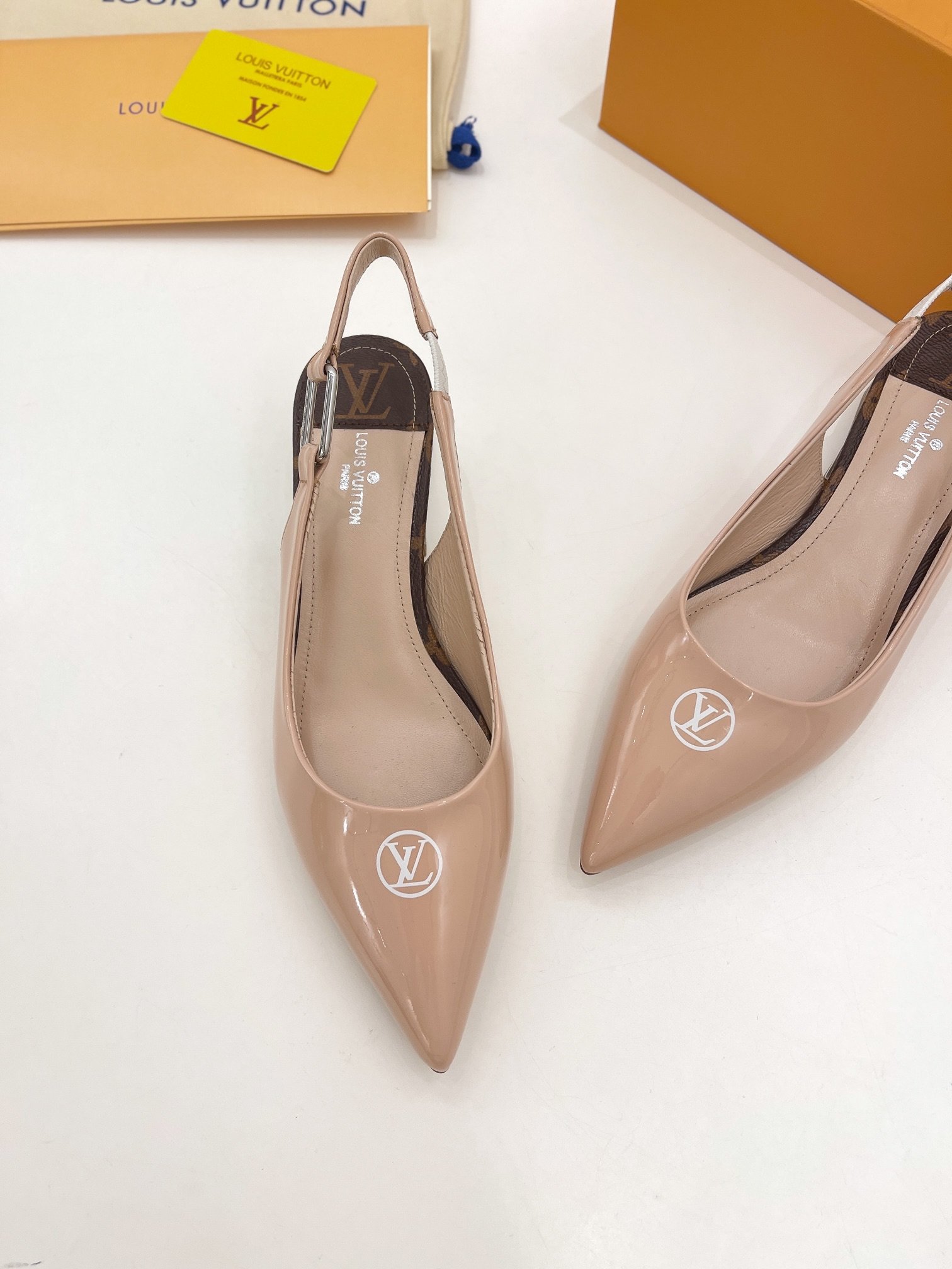 Louis Vuitton Magnetic Slingback Pump Nude For Women LV - Soul Replicas