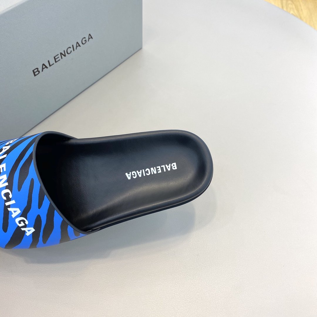 Balenciaga Slide Sandal Blue For Women - Soul Replicas