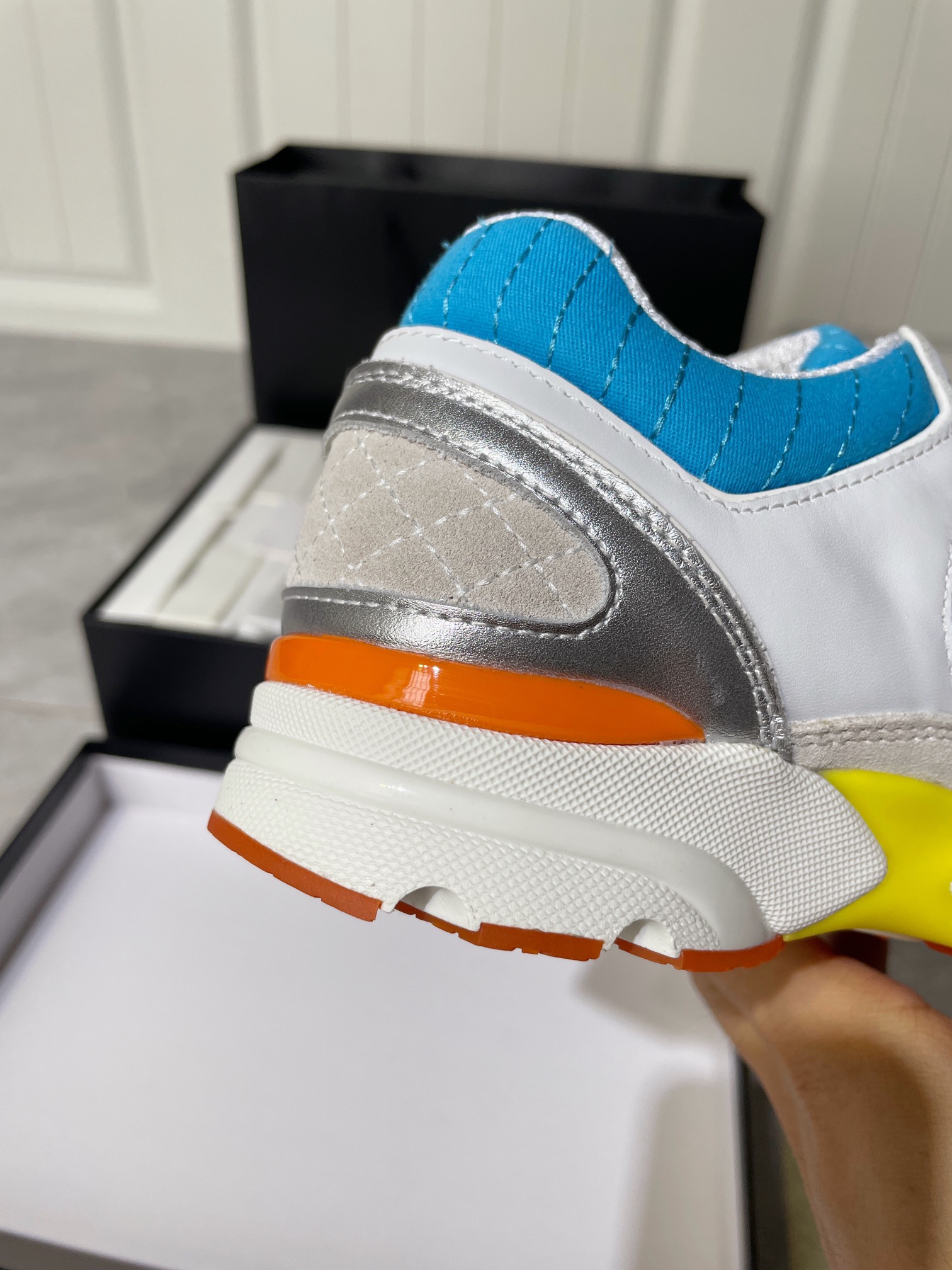 Chanel Women's Sneakers In Fabric Blue For Women - Soul Replicas