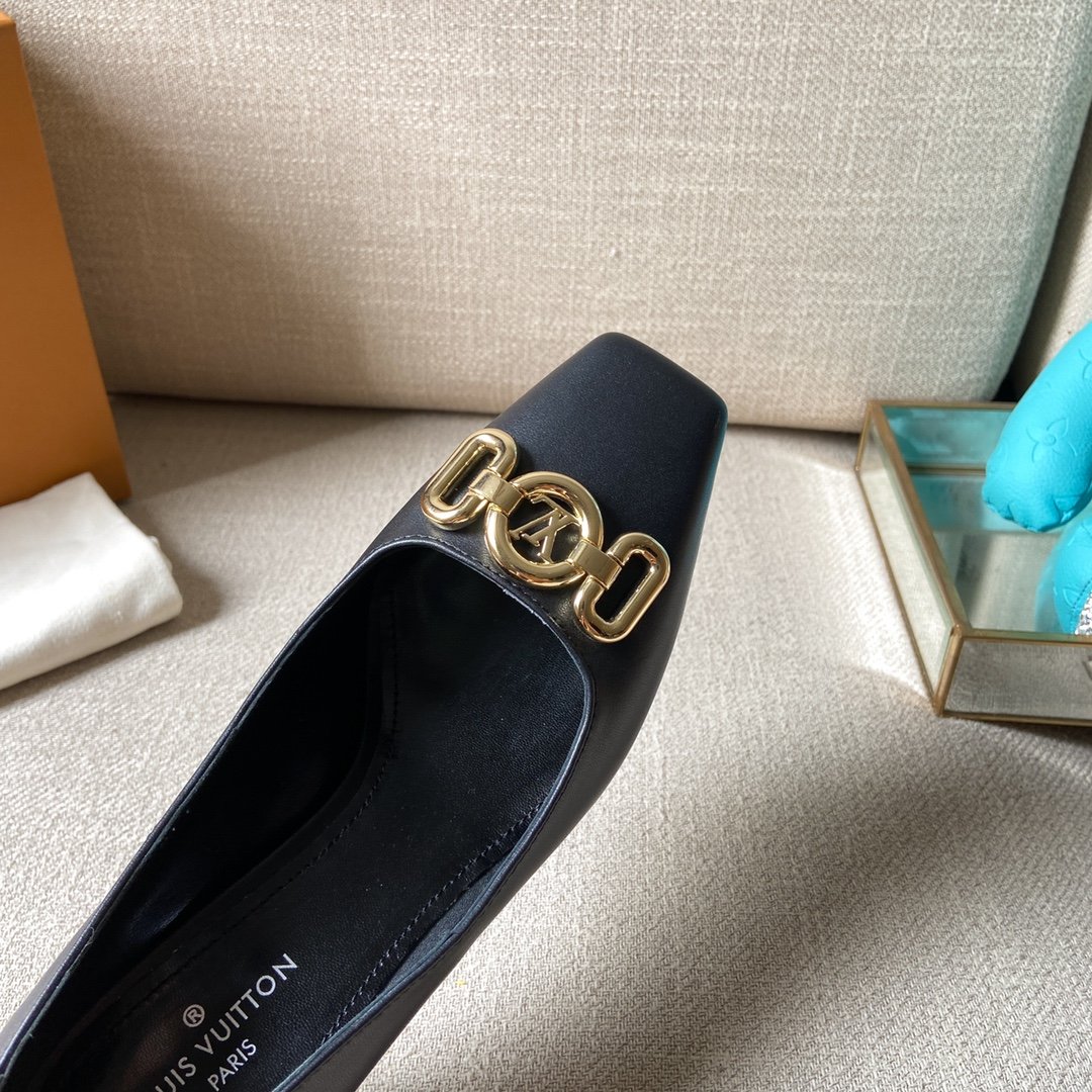 Louis Vuitton Women's Rotary Pump Black For Women LV 1AAE24 - Soul Replicas