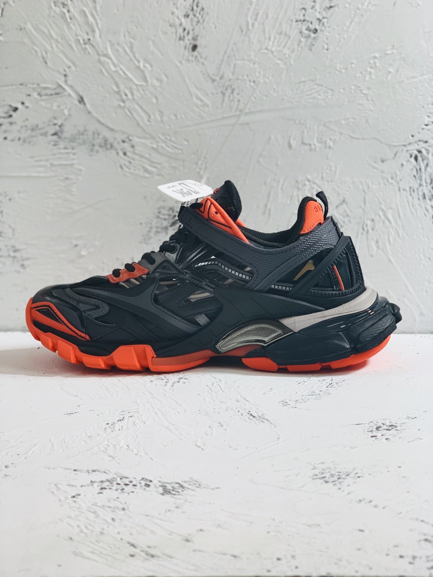 Balenciaga Track.2 Clear Sole Trainers Black For Women - Soul Replicas