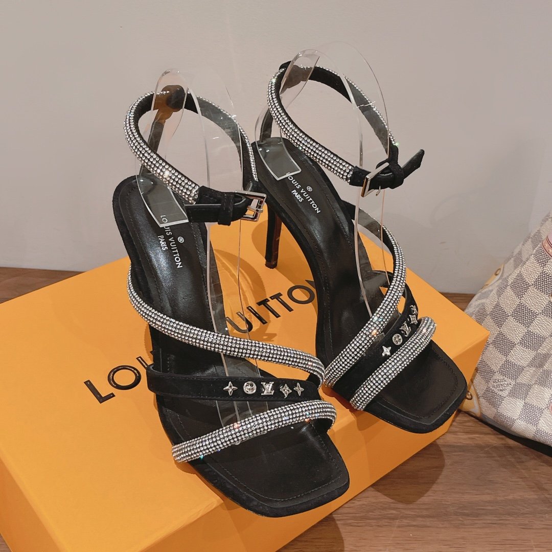 Louis Vuitton Women's Appeal Sandal Black For Women LV 1AAC1L - Soul Replicas