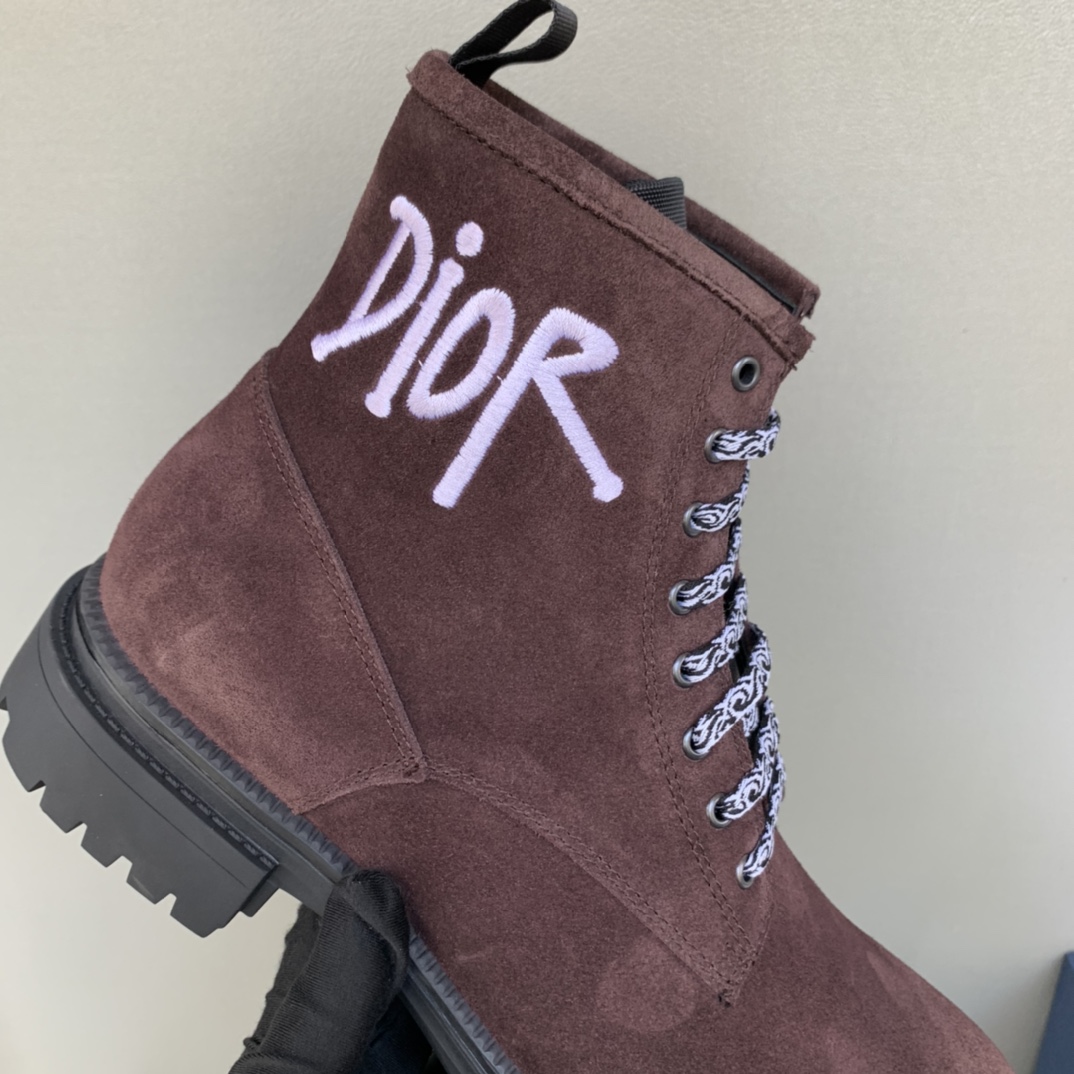 Christian Dior Ankle Boot Brown For Men CD - Soul Replicas