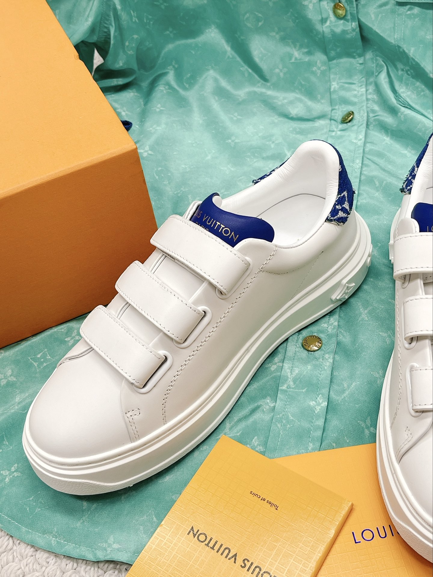 Louis Vuitton Women's Time Out Sneaker Blue For Women LV 1AADQ0 - Soul Replicas