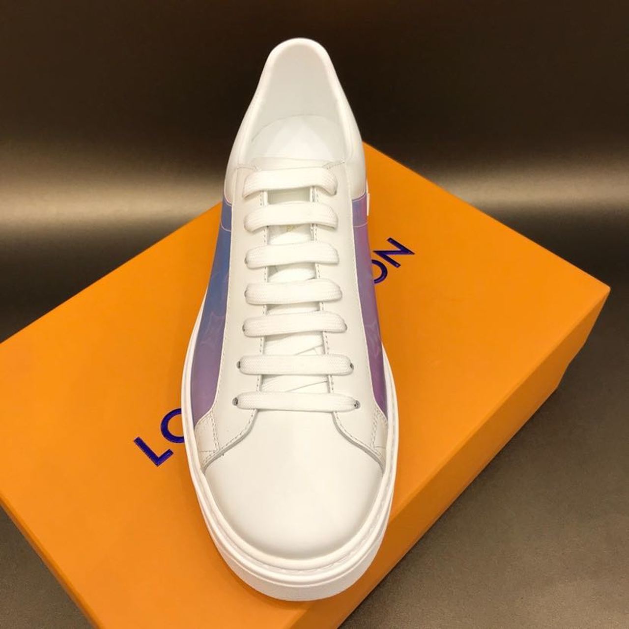 Louis Vuitton Time Out Sneaker White/Multi For Women LV - Soul Replicas
