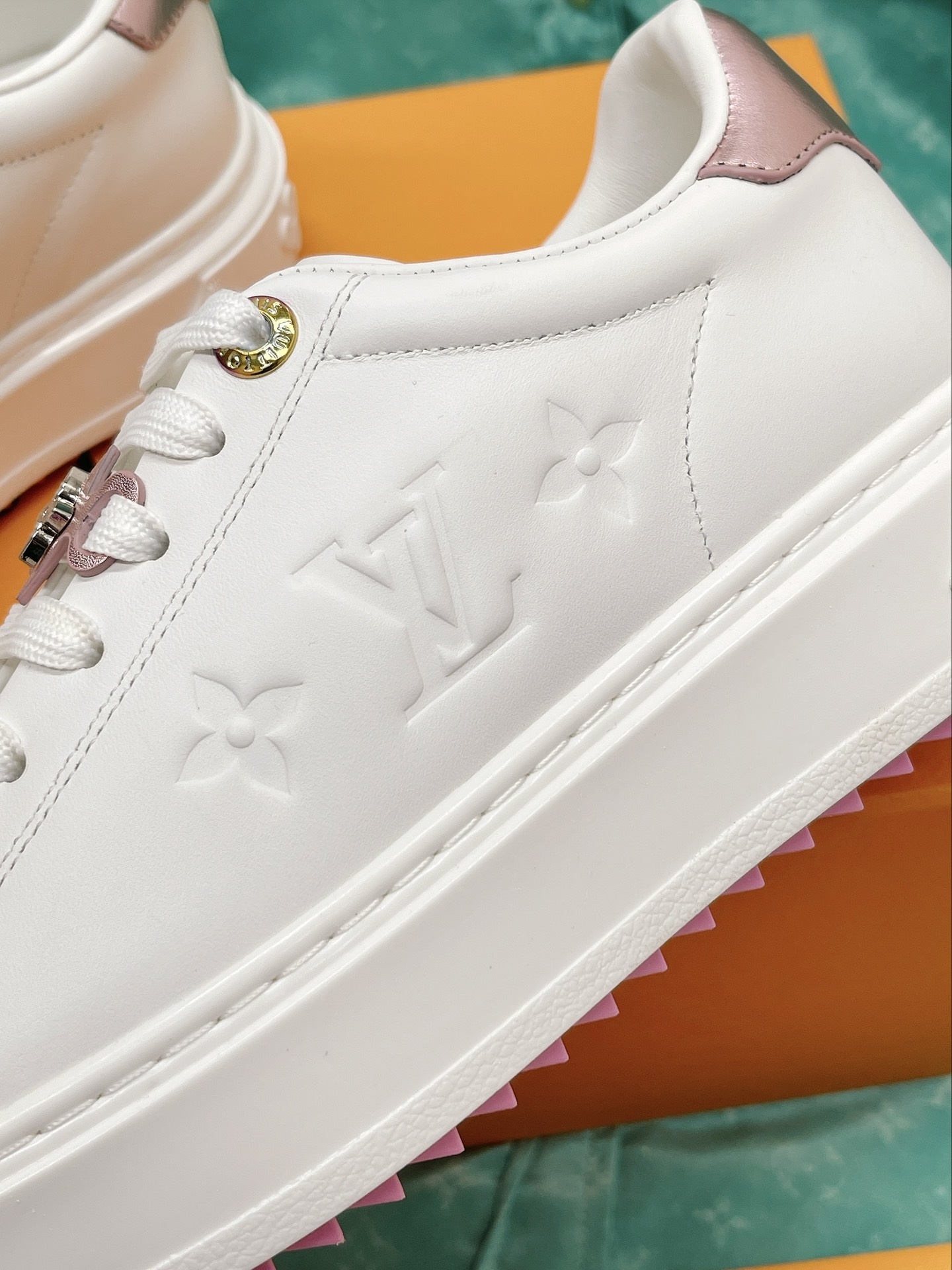 Louis Vuitton Women's Time Out Sneaker Pink For Women LV 1AADNC - Soul Replicas