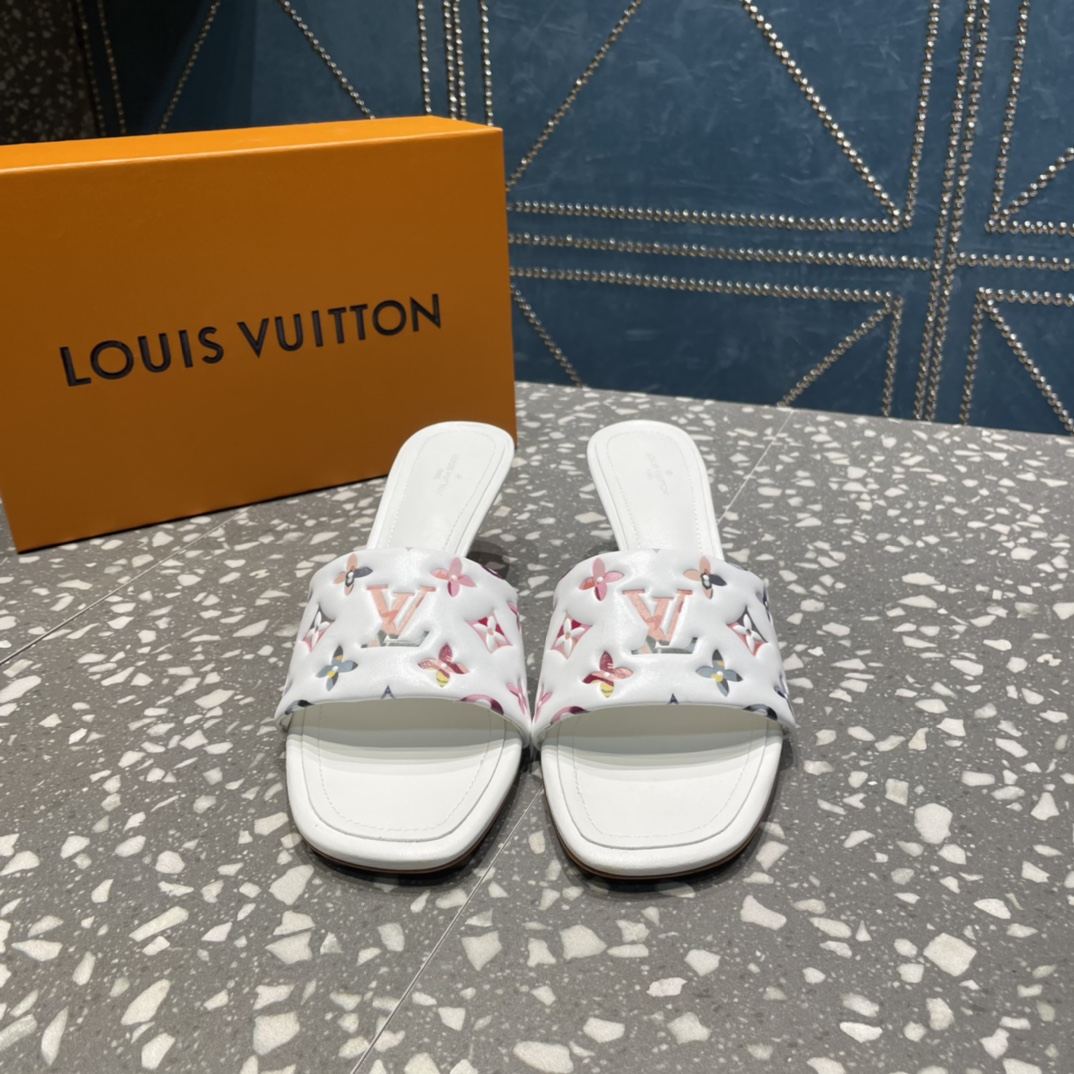 Louis Vuitton Women's Revival Mule White For Women LV 1AAP7M - Soul Replicas